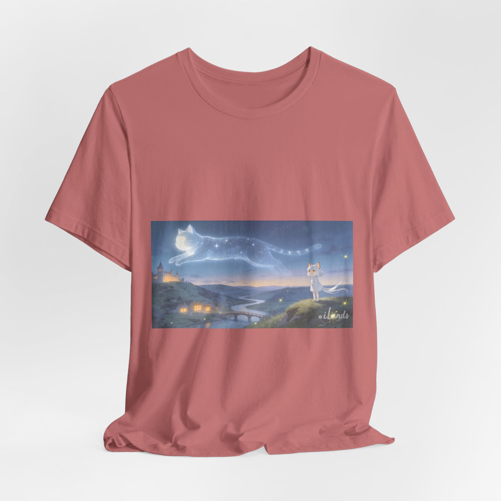He Walks the Night With You — Cat Constellation T-Shirt