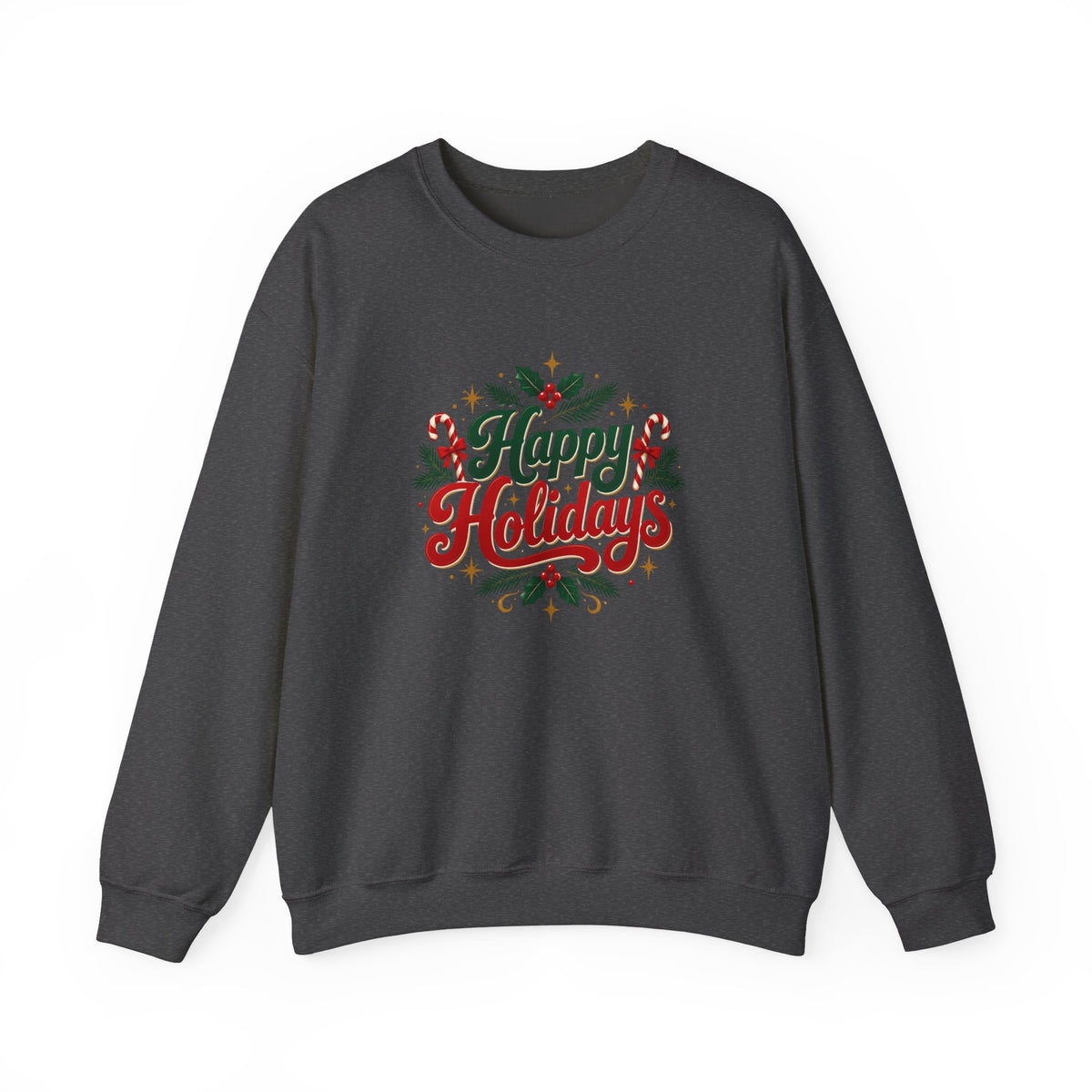Silent Night Carol — Christmas Cat Crewneck Sweatshirt