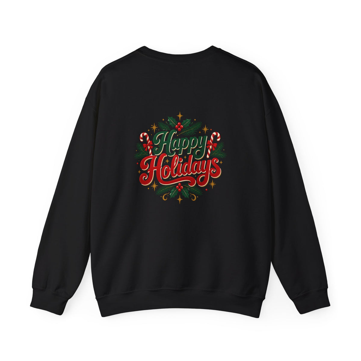 Silent Night Carol — Christmas Cat Crewneck Sweatshirt
