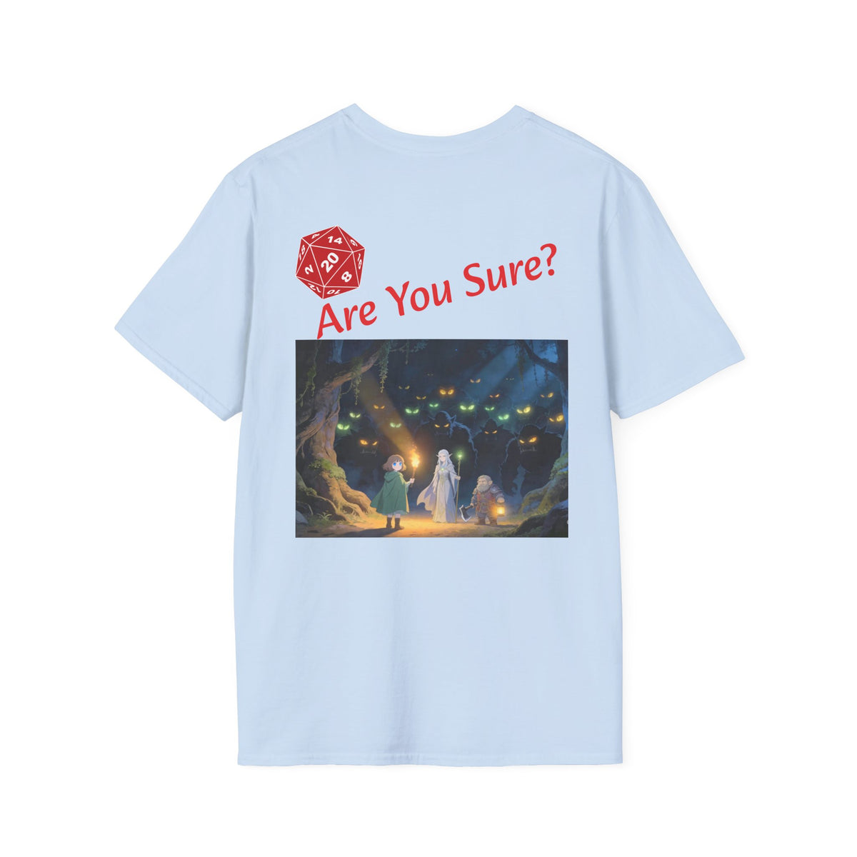 Are You Sure? — Dragon Ampersand T-Shirt, Tabletop Gaming