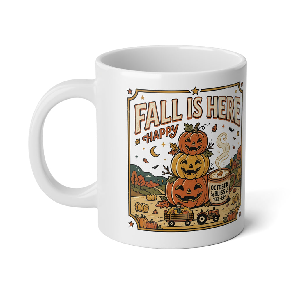Cozy Autumn Watch — Pumpkin Spice Jumbo Mug, 20oz