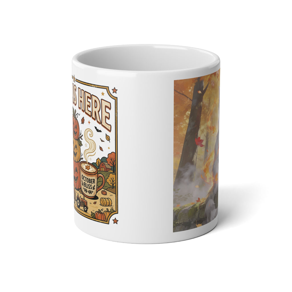 Cozy Autumn Watch — Pumpkin Spice Jumbo Mug, 20oz