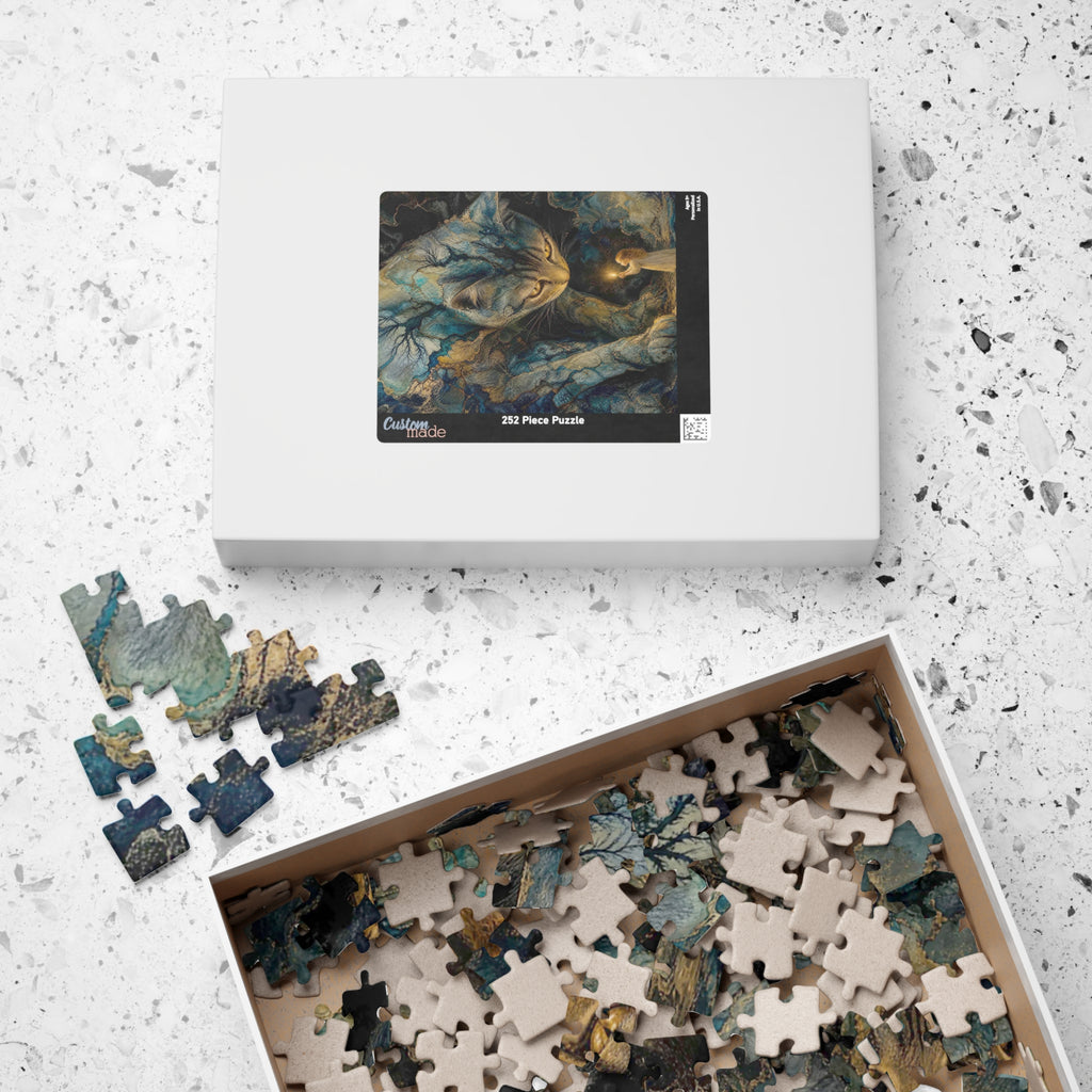 The Enchanted Watch — Mystical Cat & Child Jigsaw Puzzle, 110–1014 pc