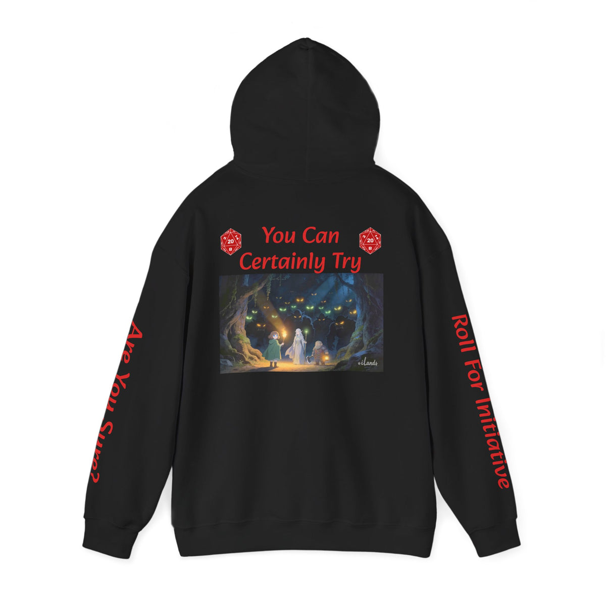 Roll for Initiative — Dragon Ampersand Hoodie, Tabletop Gaming
