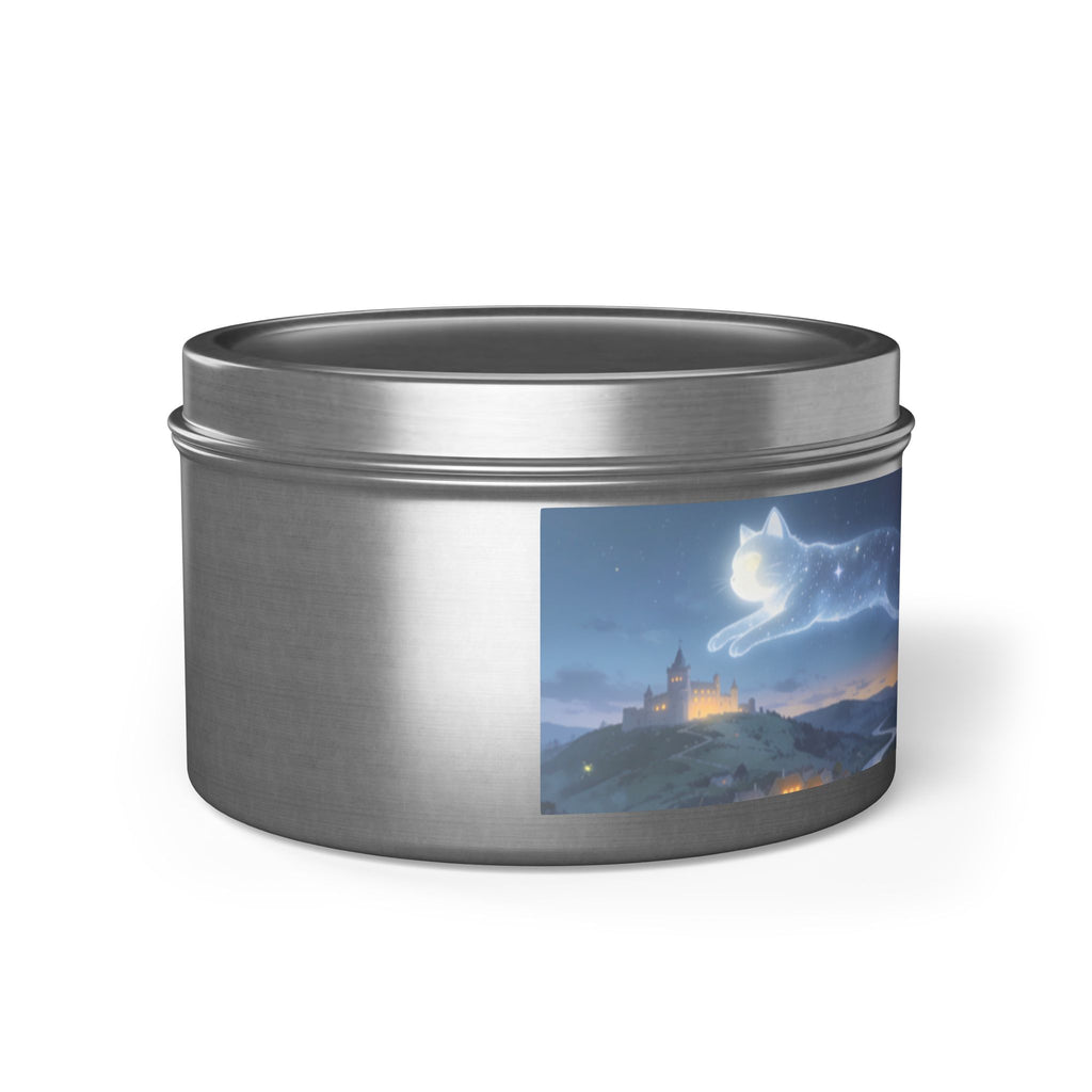 Watching Over Your Wishes — Cat Constellation Tin Candle