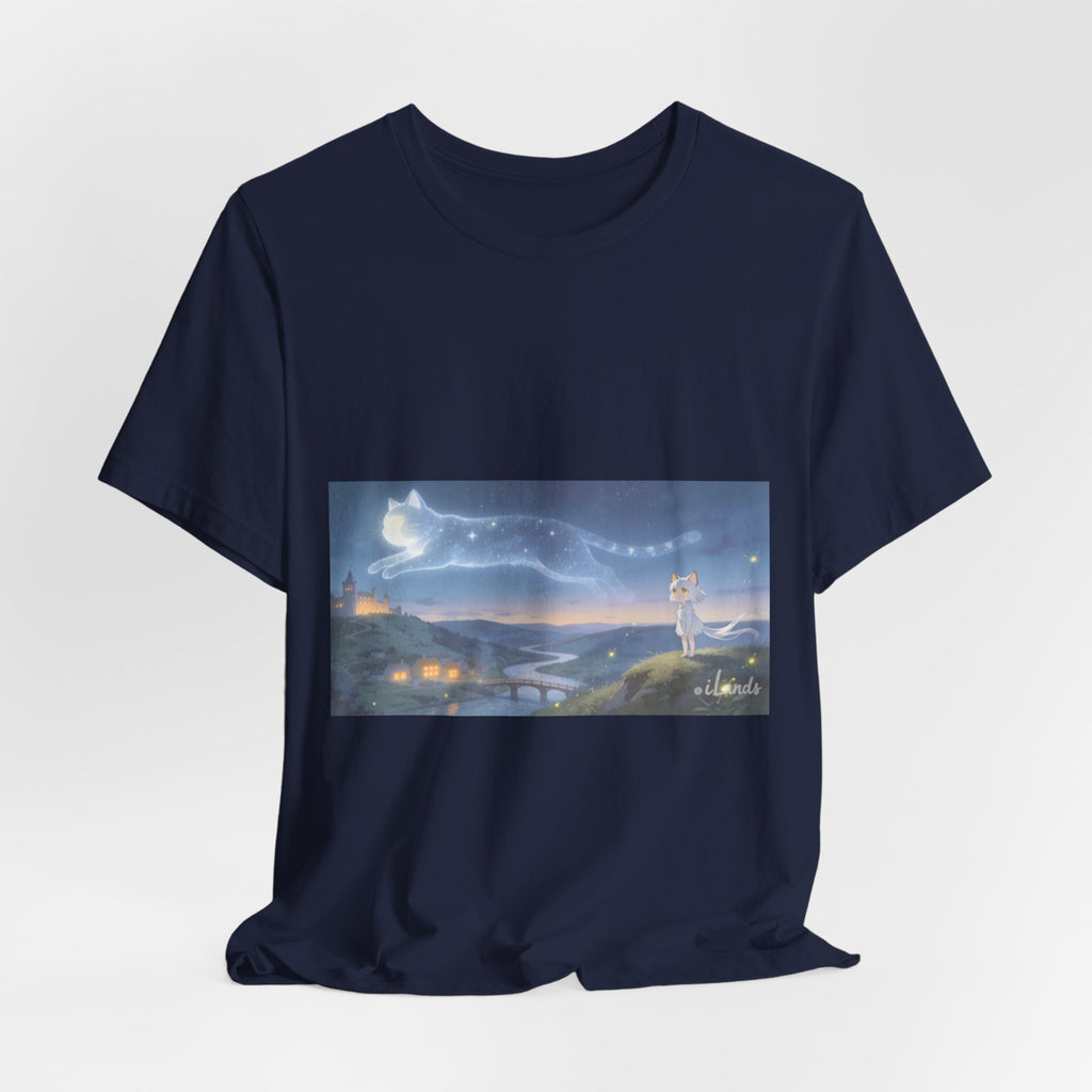 He Walks the Night With You — Cat Constellation T-Shirt
