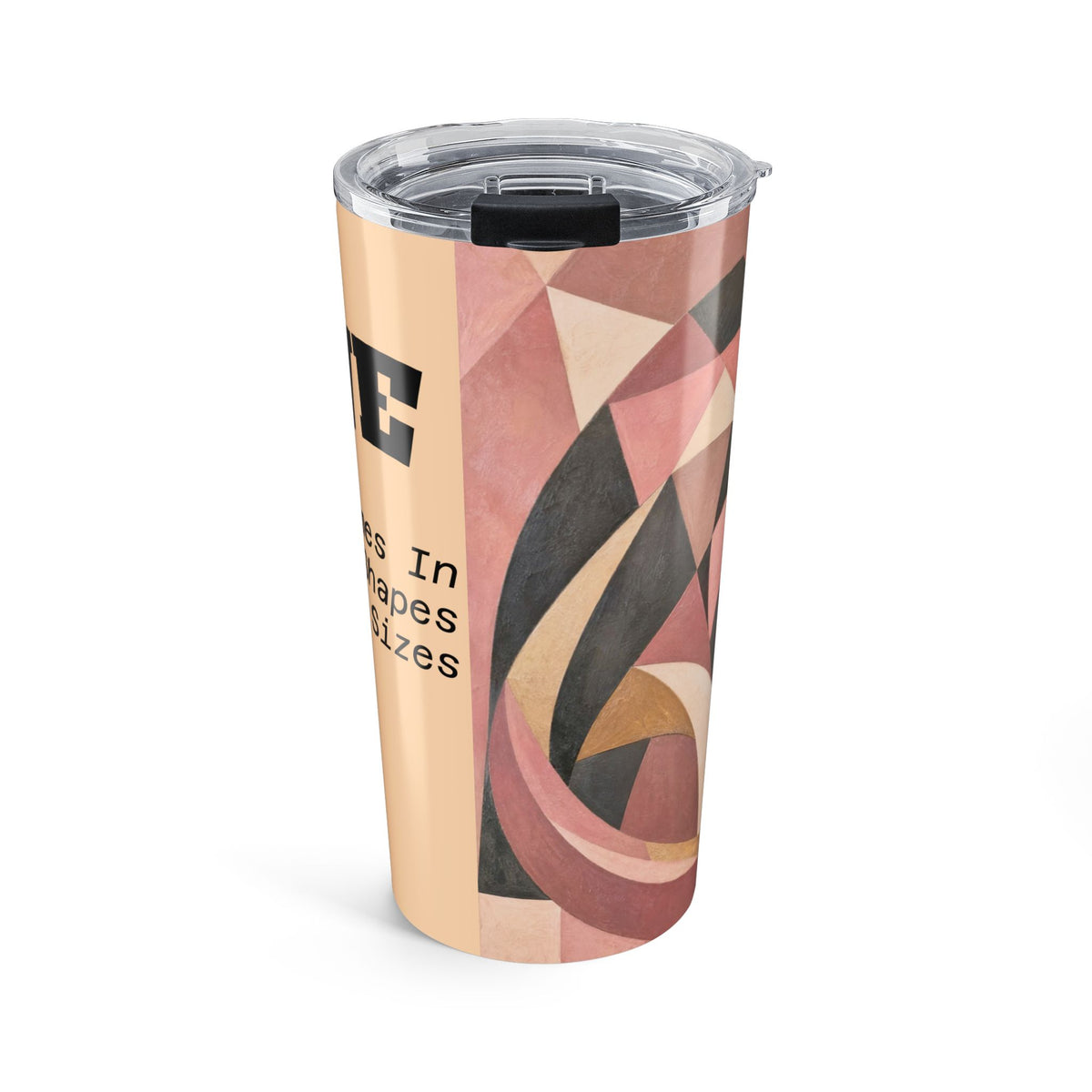 Love Keeps Watch — Geometric Love 20 oz Travel Tumbler