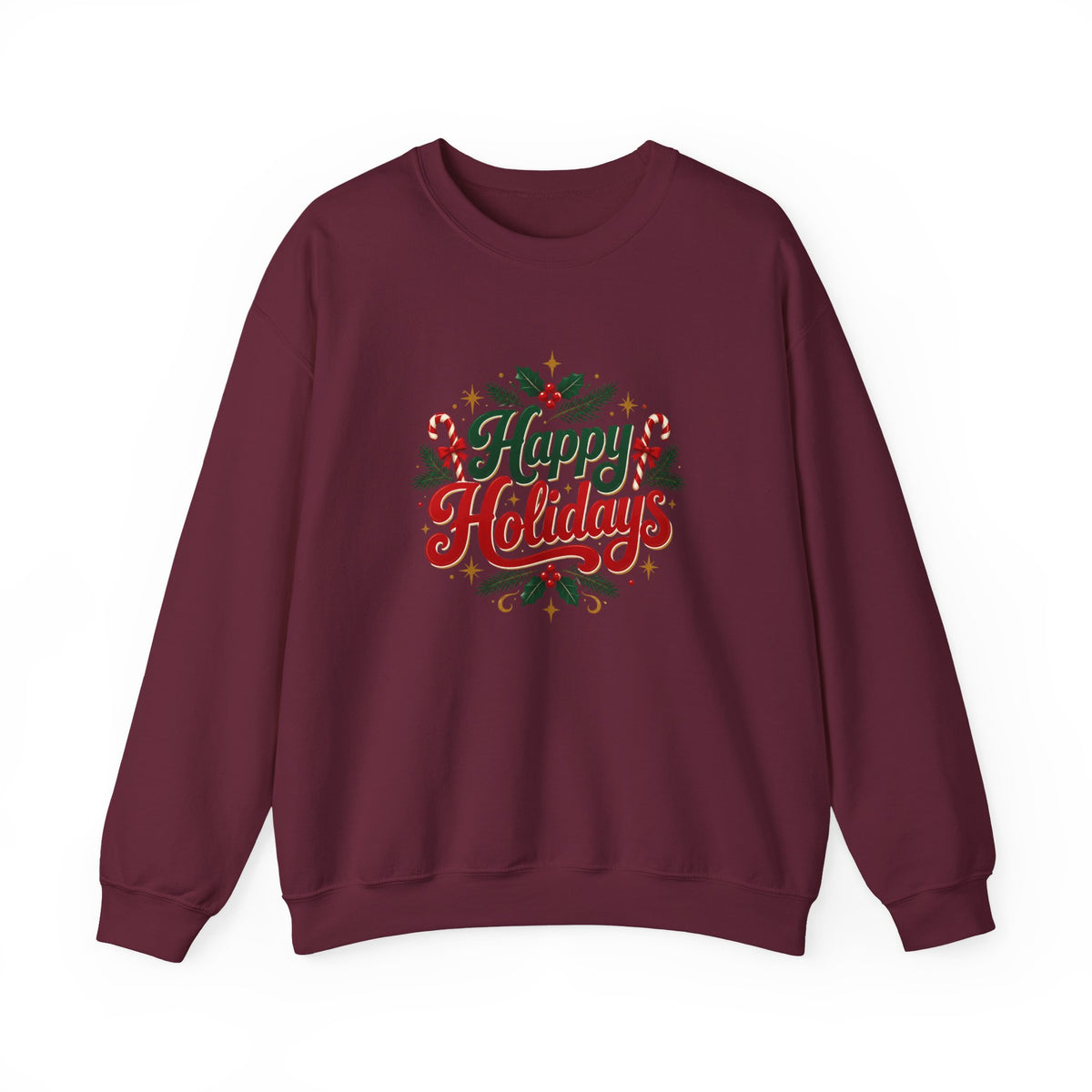 Silent Night Carol — Christmas Cat Crewneck Sweatshirt