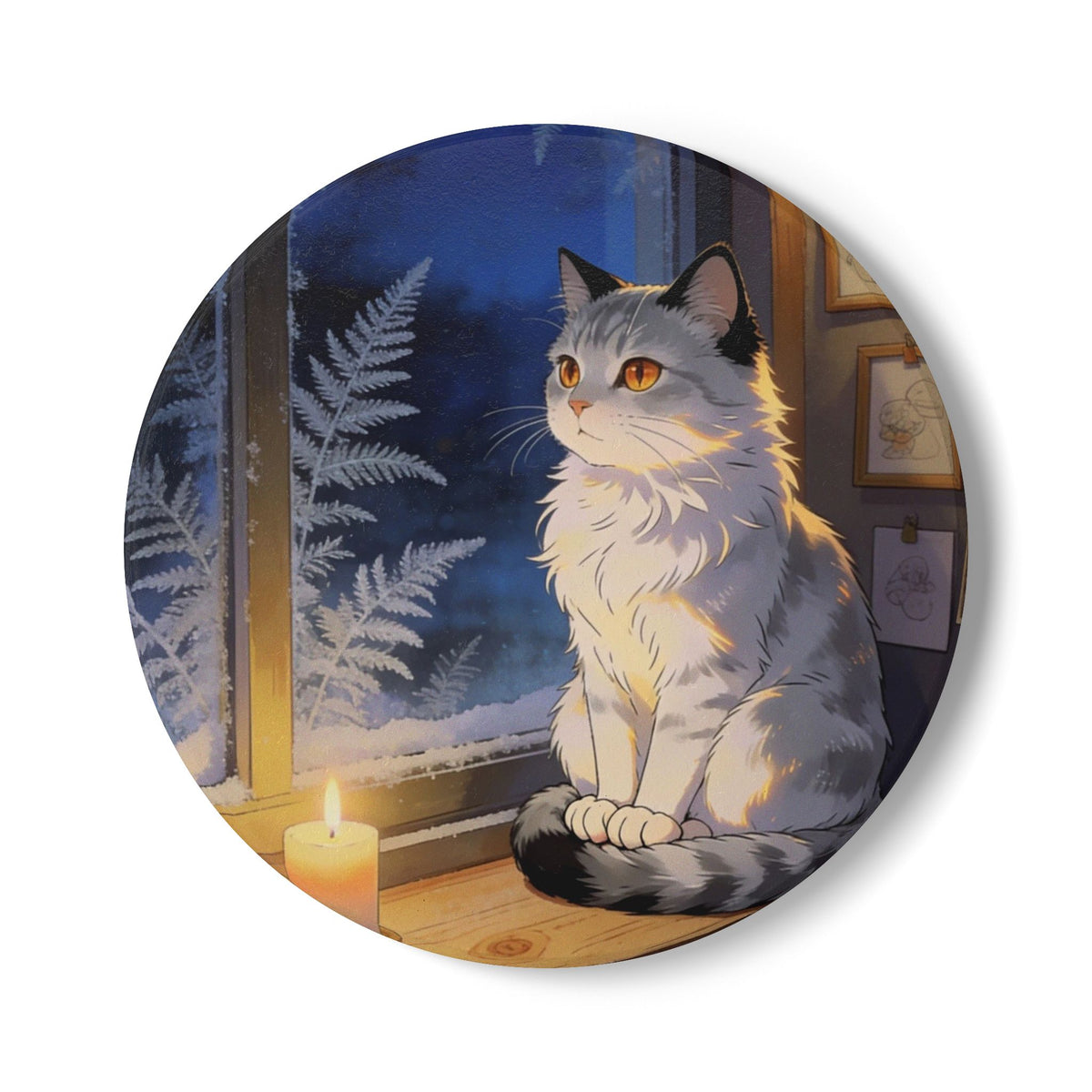 Keeper of the Windowsill - Ceramic Coaster