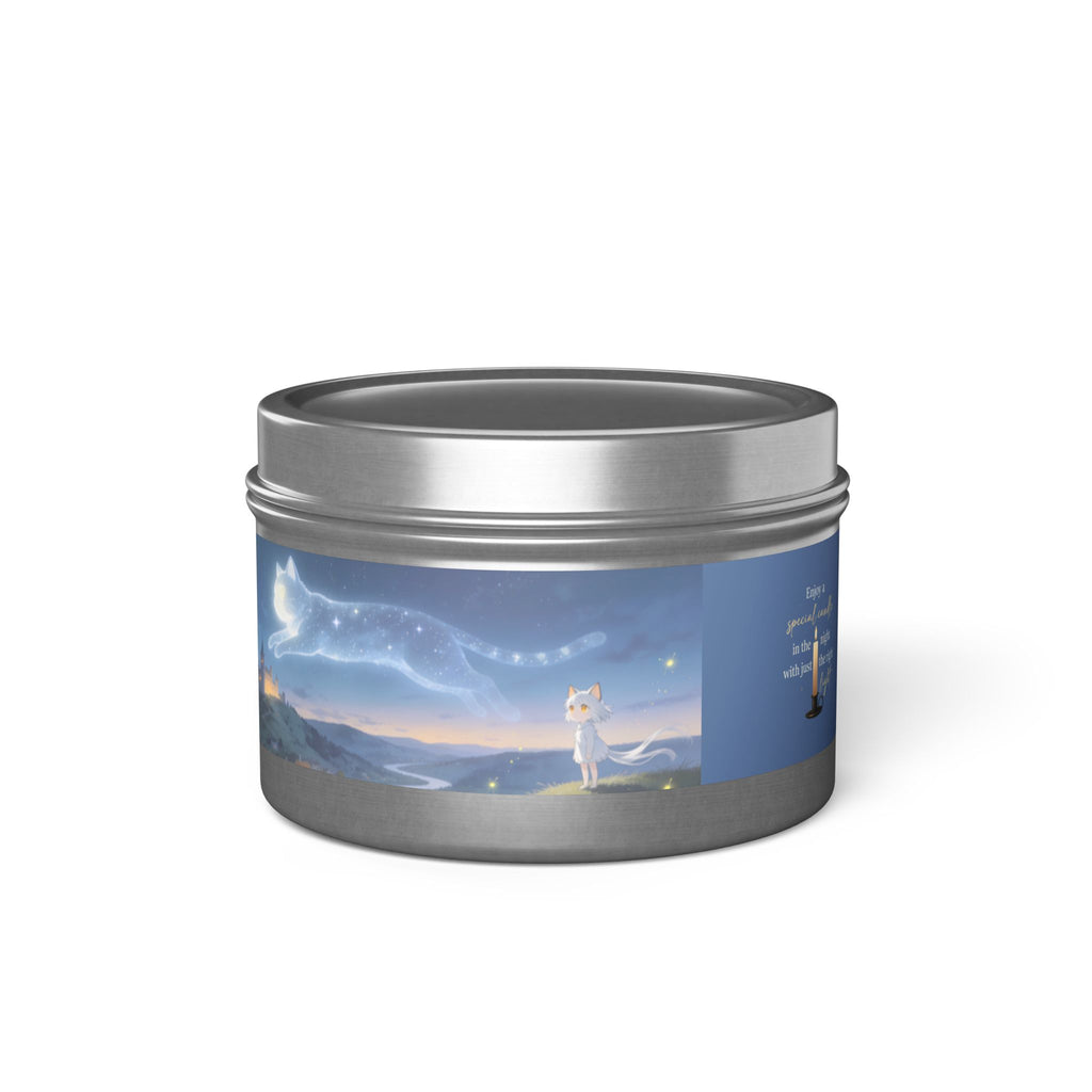 Watching Over Your Wishes — Cat Constellation Tin Candle