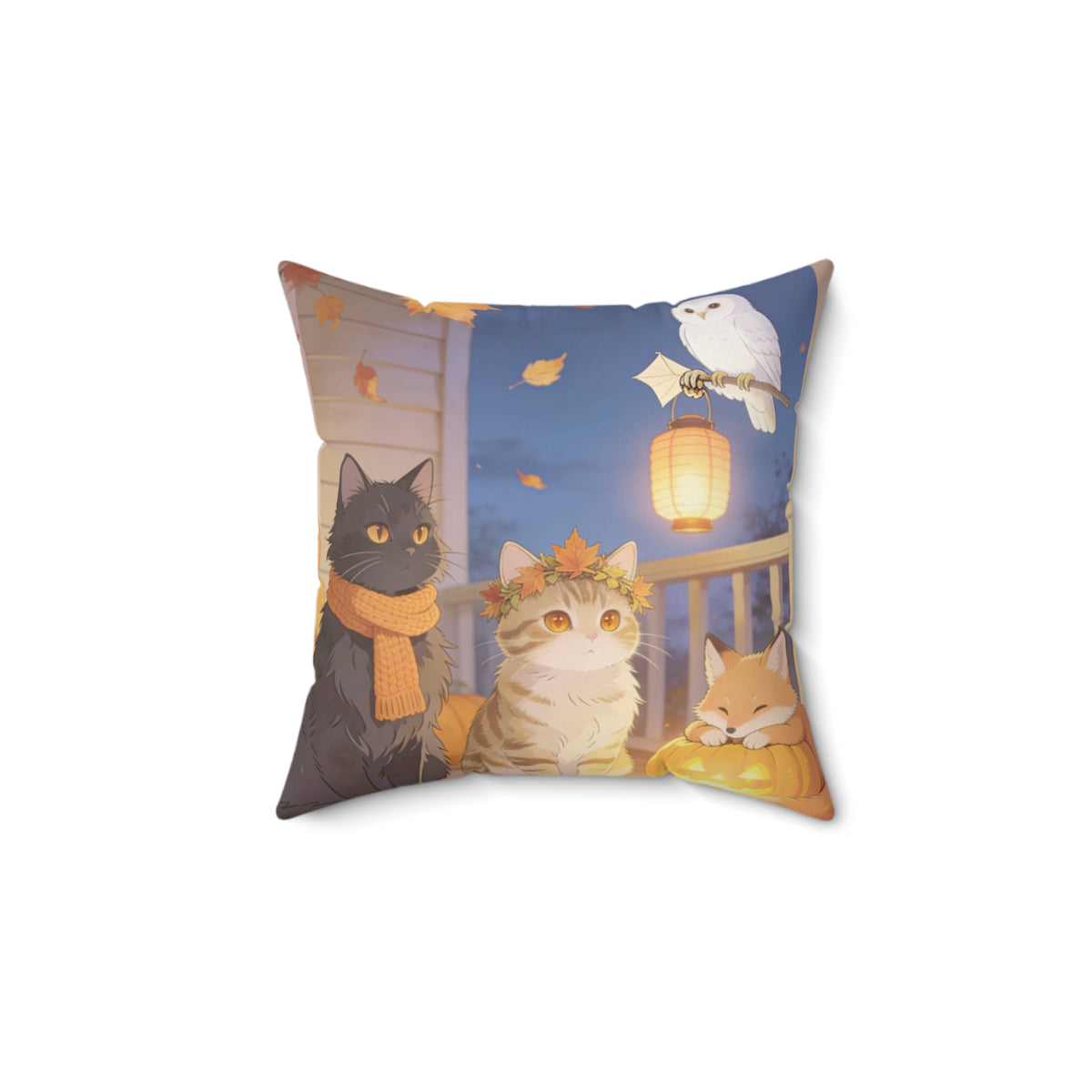The Cozy Watch — Halloween Kittens Pillow