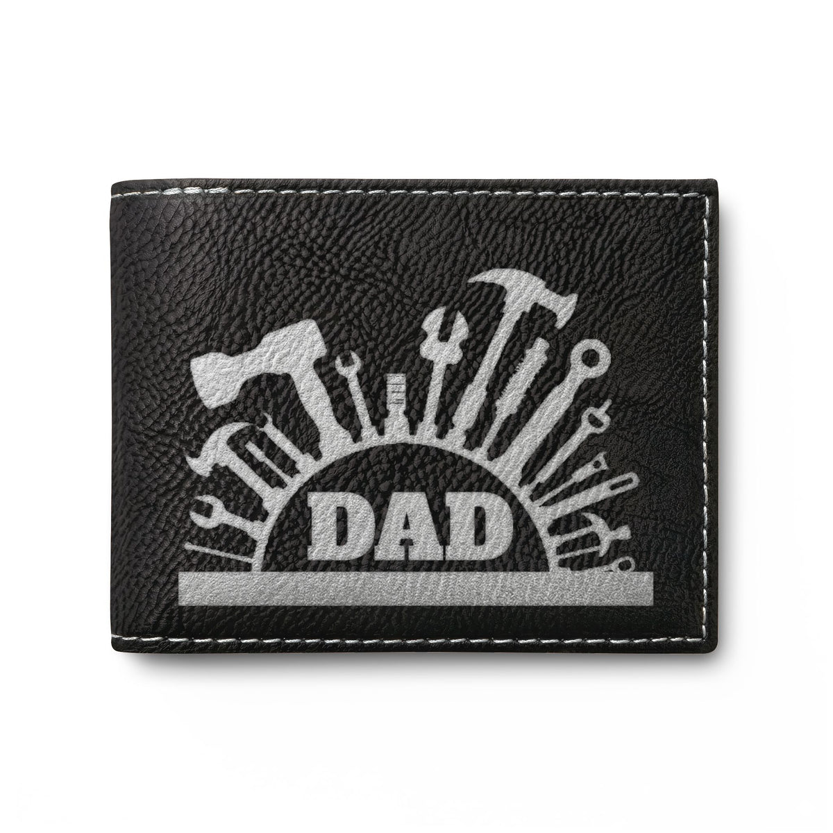 The Quiet Provider — Dad Bi-Fold Wallet, Silhouette Design