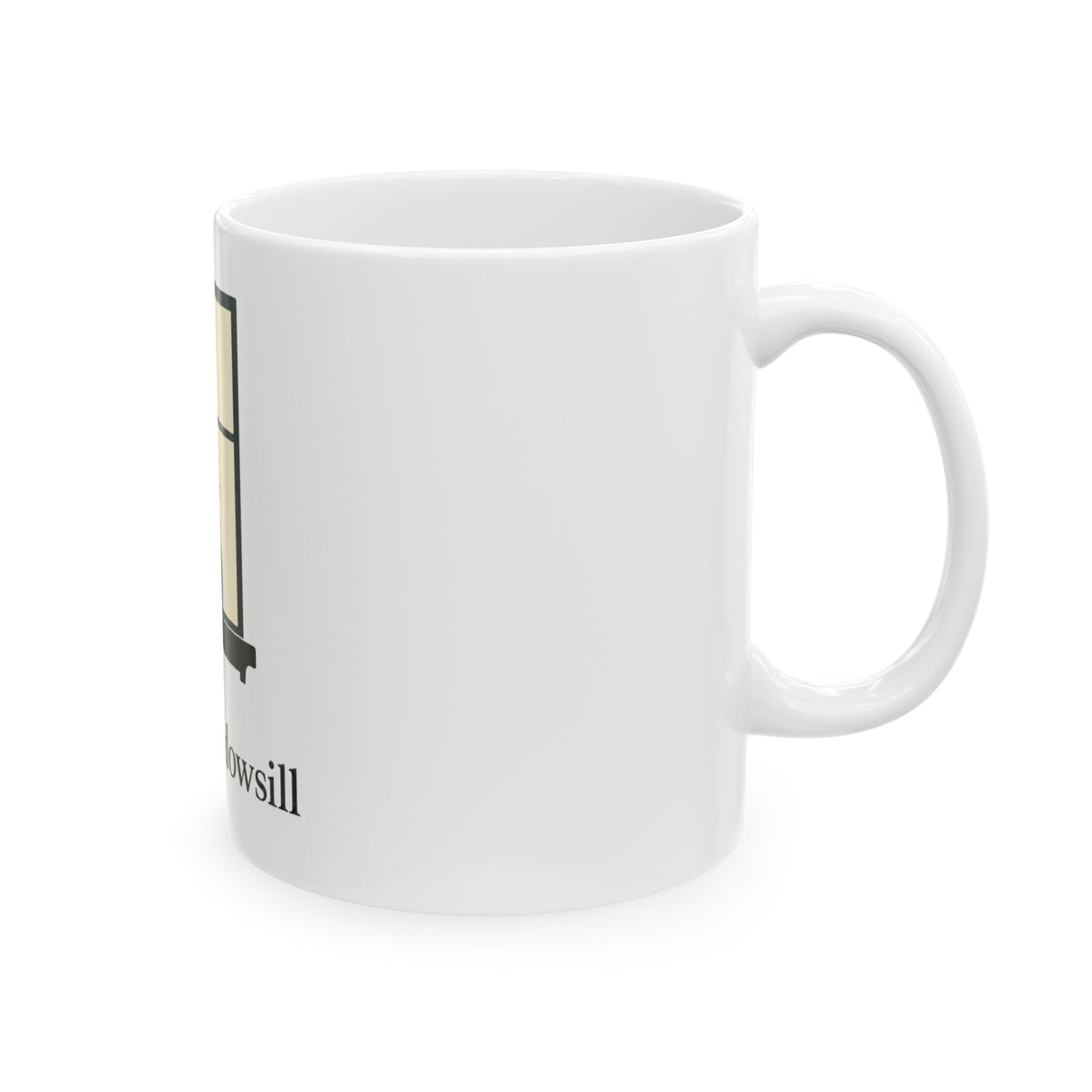 The Windowsill Cat — Signature Ceramic Mug, 11 or 15 oz