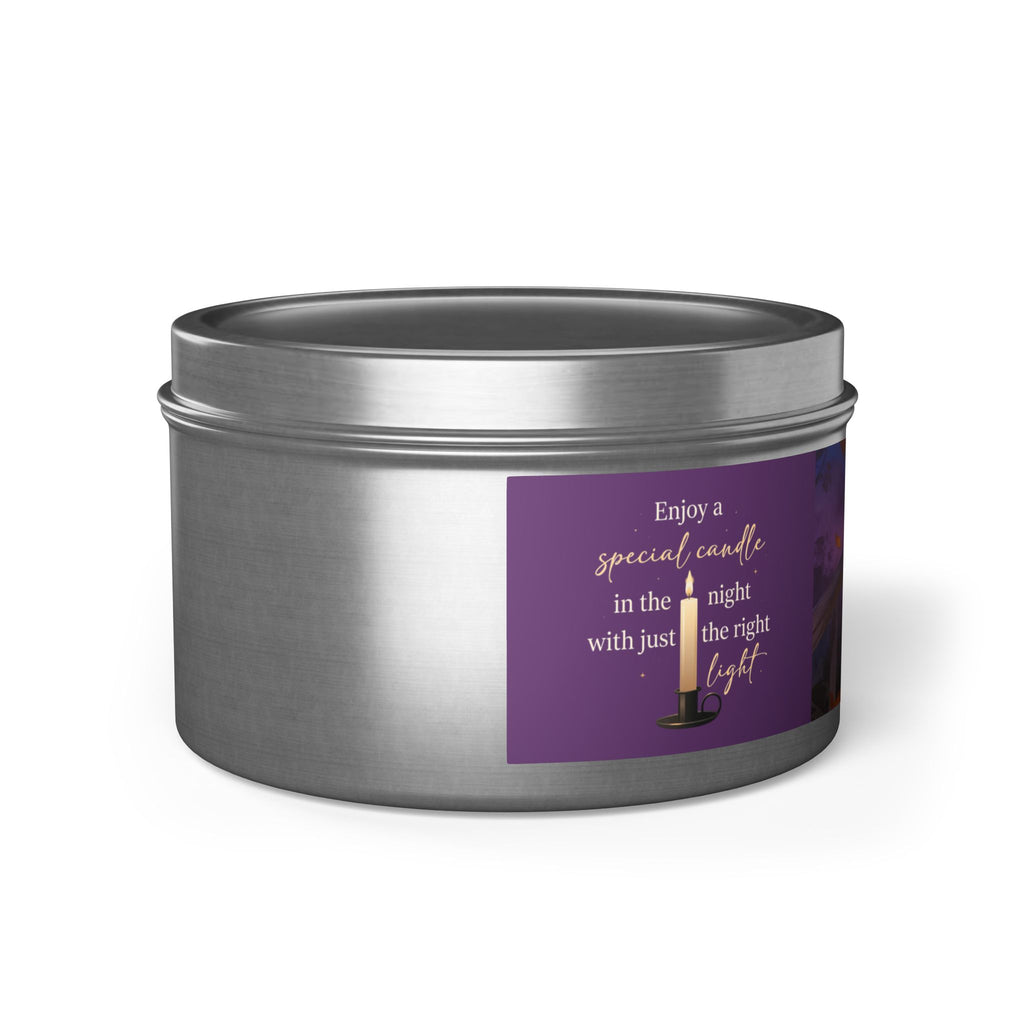 Sweet Smoke and Candlelight — Halloween Cat Pumpkin Tin Candle