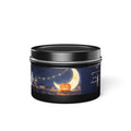 Midnight at the Windowsill — Halloween Moonlit Pumpkin Tin Candle