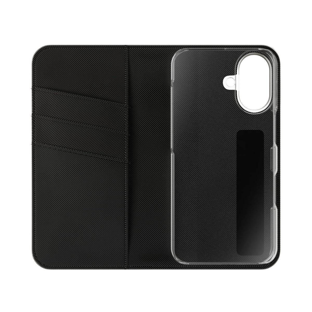 Love Keeps Watch — Geometric Cat & Child Flip Phone Case