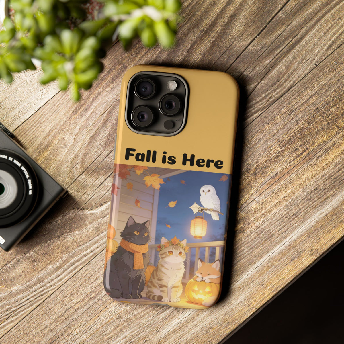 First Frost Watch — Autumn Cat iPhone Case