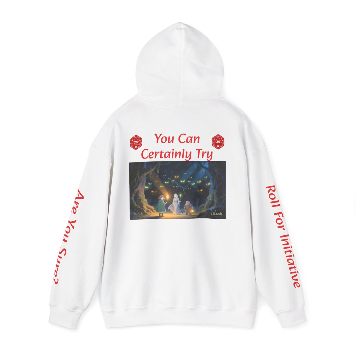 Roll for Initiative — Dragon Ampersand Hoodie, Tabletop Gaming