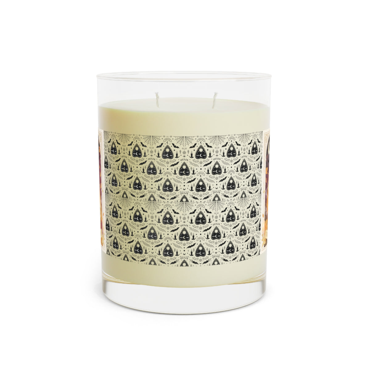 Warm Glass, Warm Room — Vintage Pattern Glass Scented Candle