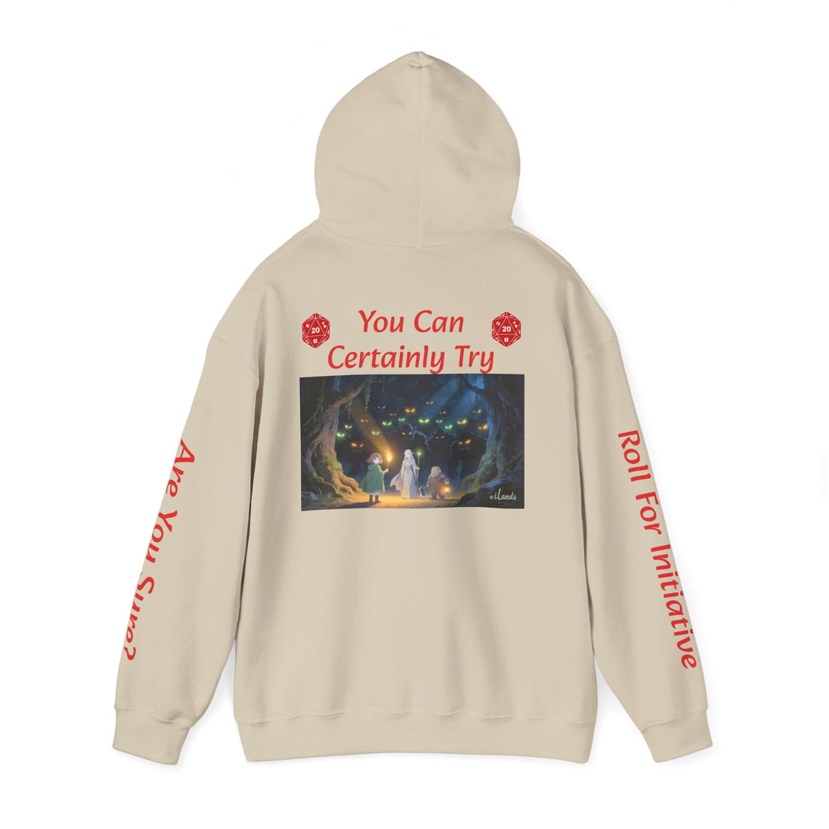 Roll for Initiative — Dragon Ampersand Hoodie, Tabletop Gaming