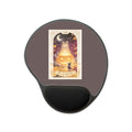 Hollow Watch — Guardian Pumpkin Cat Desk Pad with Wrist Rest
