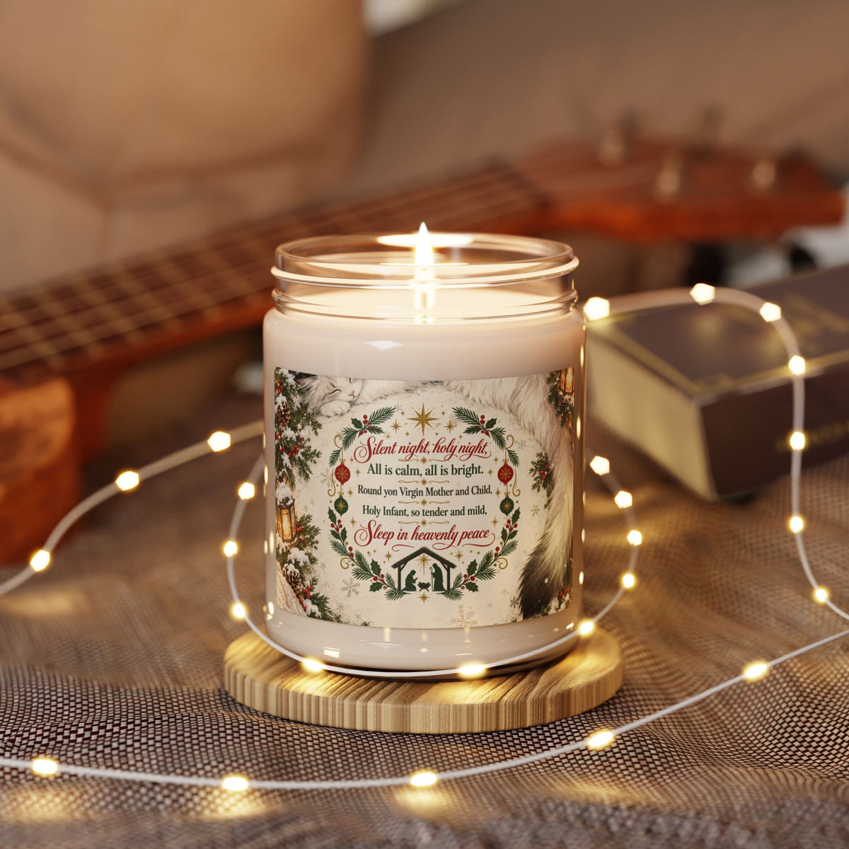Silent Night Carol — Holy Night Christmas Soy Candle