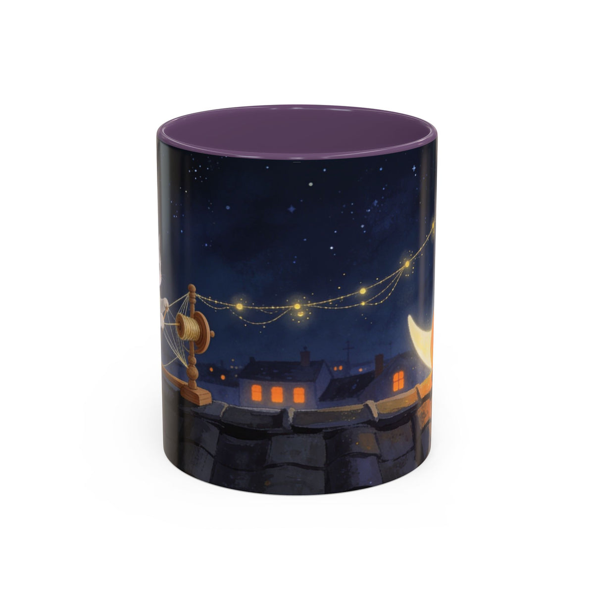 Glow Watch — Halloween Night Jack-o'-Lantern Accent Mug, 11 or 15 oz
