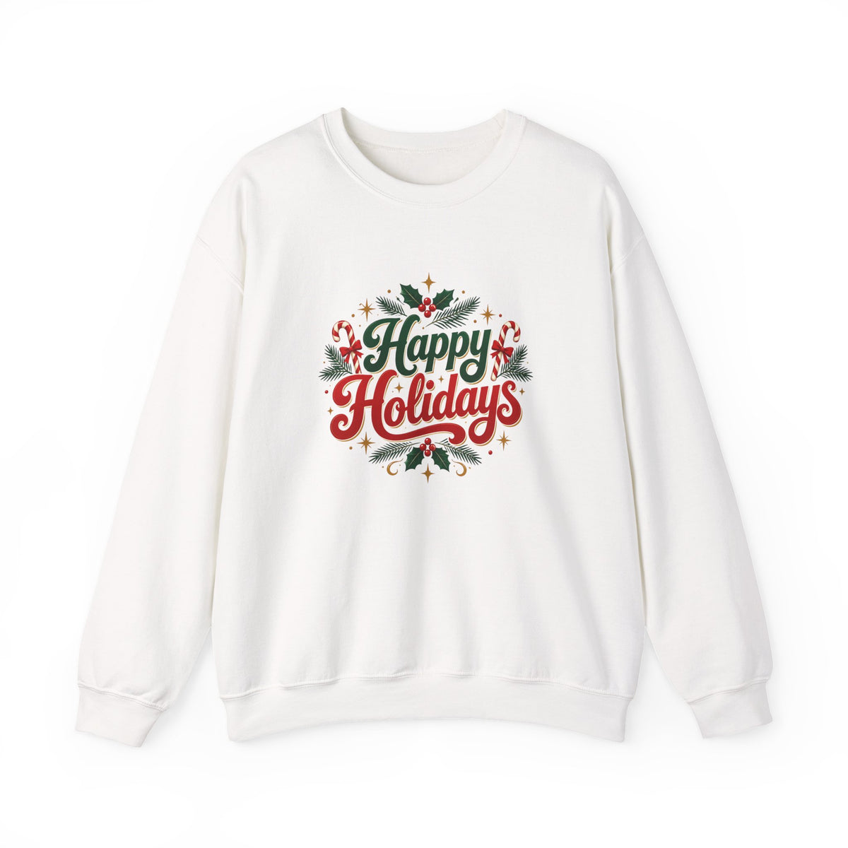 Silent Night Carol — Christmas Cat Crewneck Sweatshirt