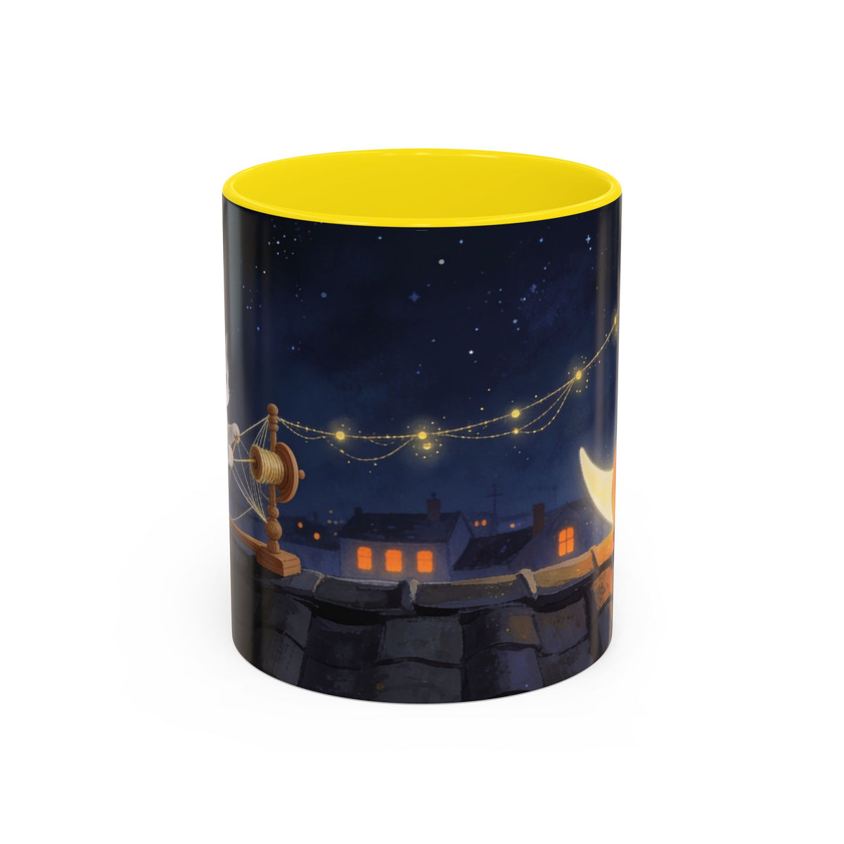 Glow Watch — Halloween Night Jack-o'-Lantern Accent Mug, 11 or 15 oz