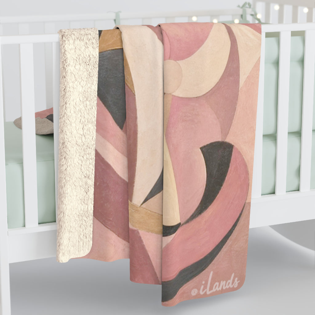 The Softest Watch — Guardian Cat & Child Sherpa Throw Blanket