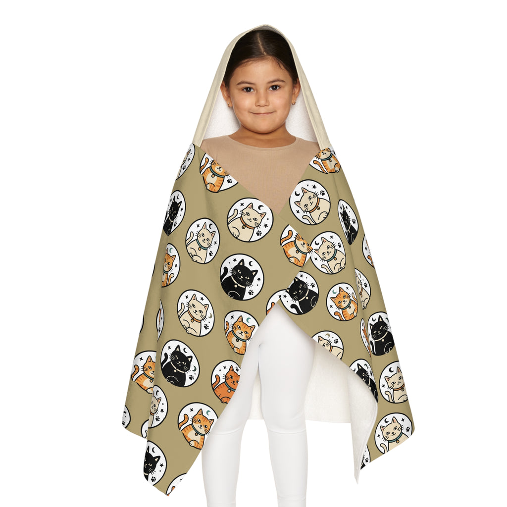 The Beach Guard — Kids Hooded Towel with Cat Hood