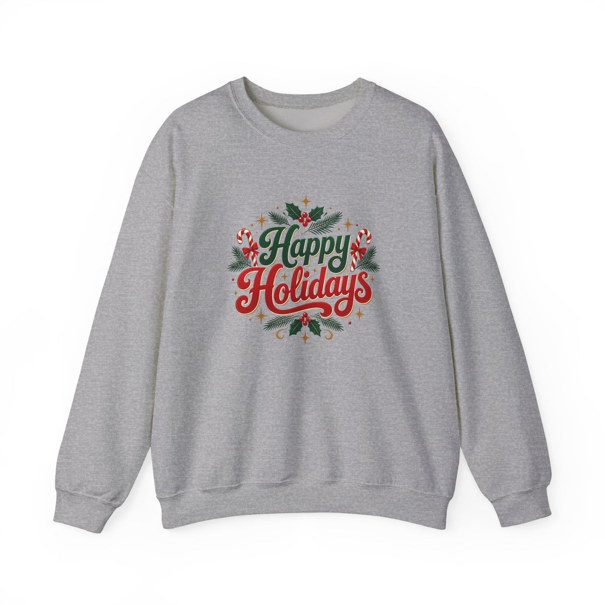 Silent Night Carol — Christmas Cat Crewneck Sweatshirt