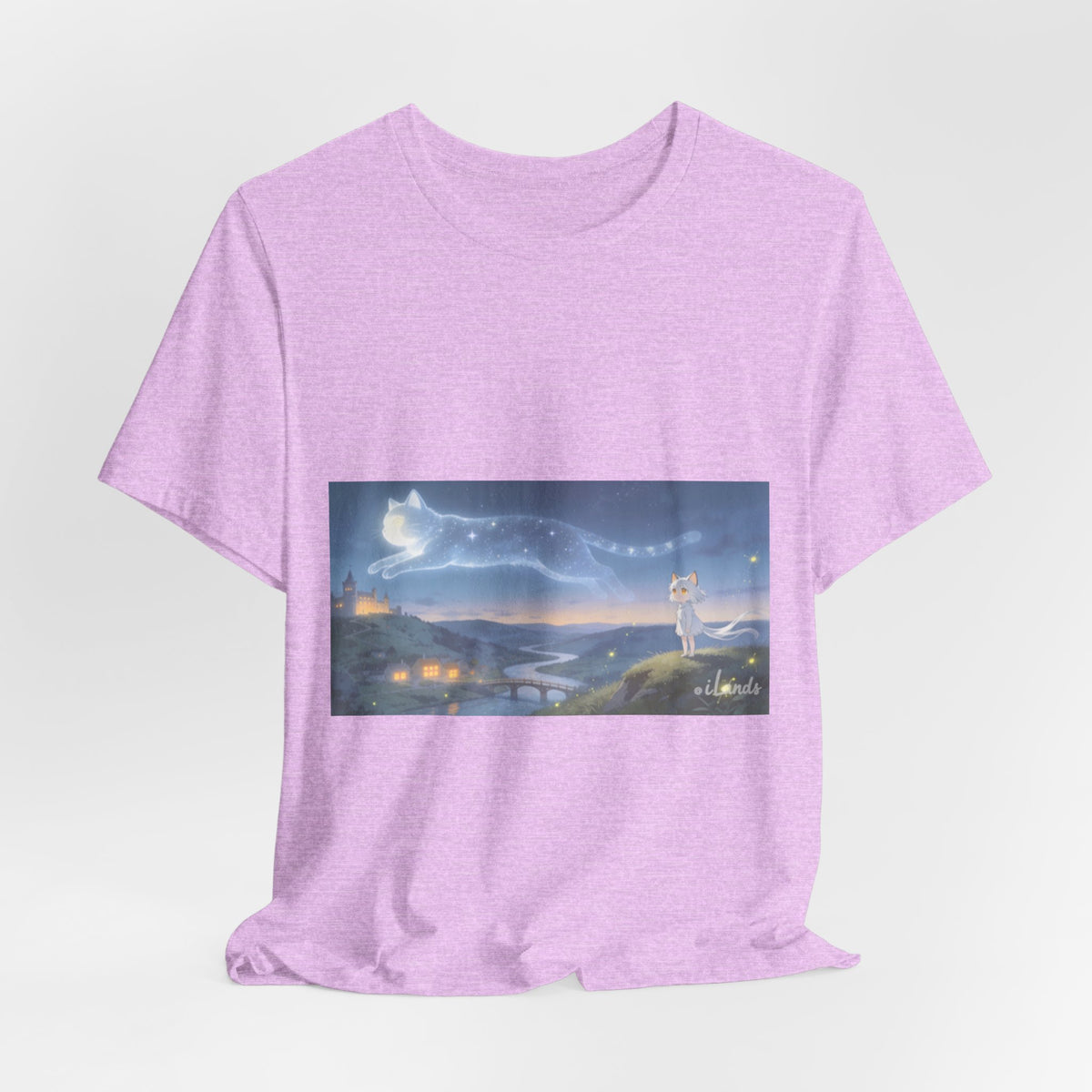 He Walks the Night With You — Cat Constellation T-Shirt