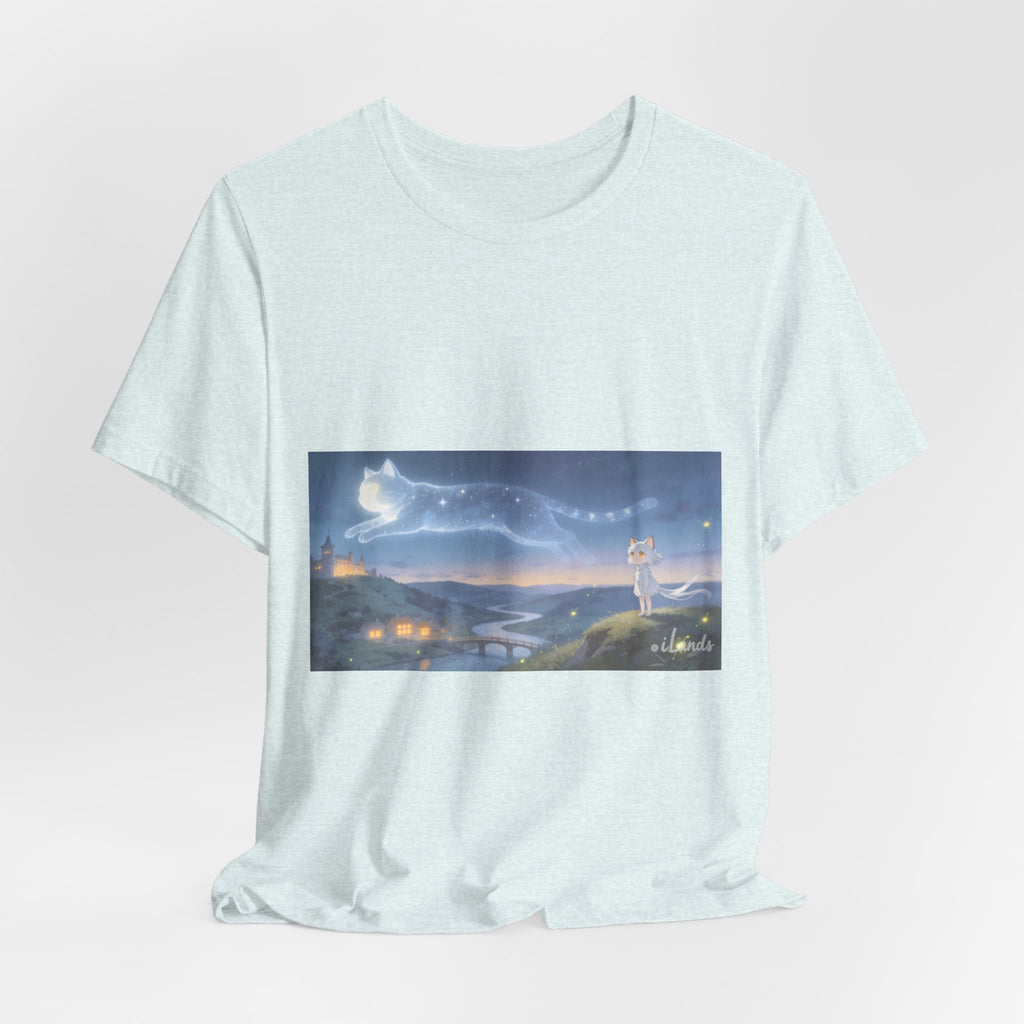 He Walks the Night With You — Cat Constellation T-Shirt