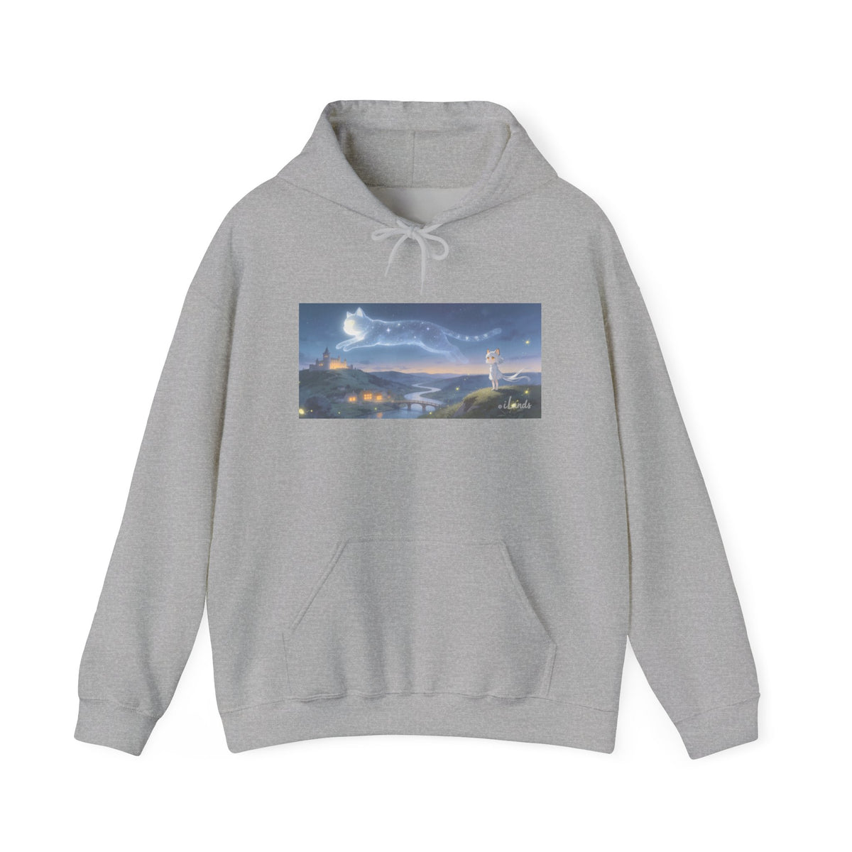 He Walks the Night With You — Cat Constellation Hoodie