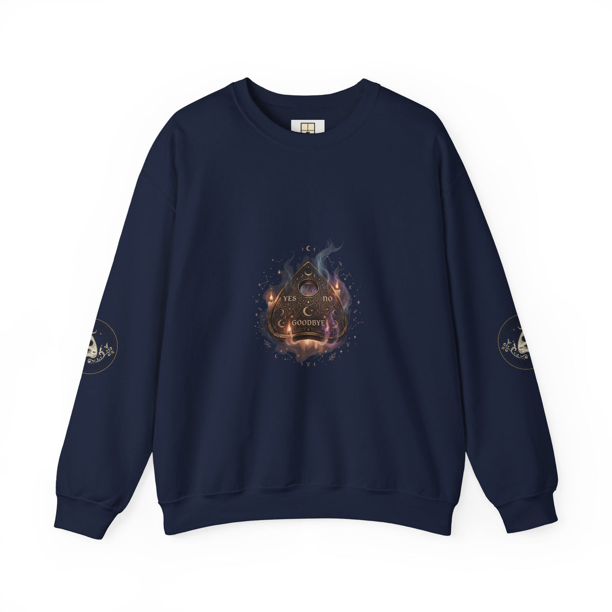 The Answers Wait — Mystic Ouija Planchette Crewneck Sweatshirt