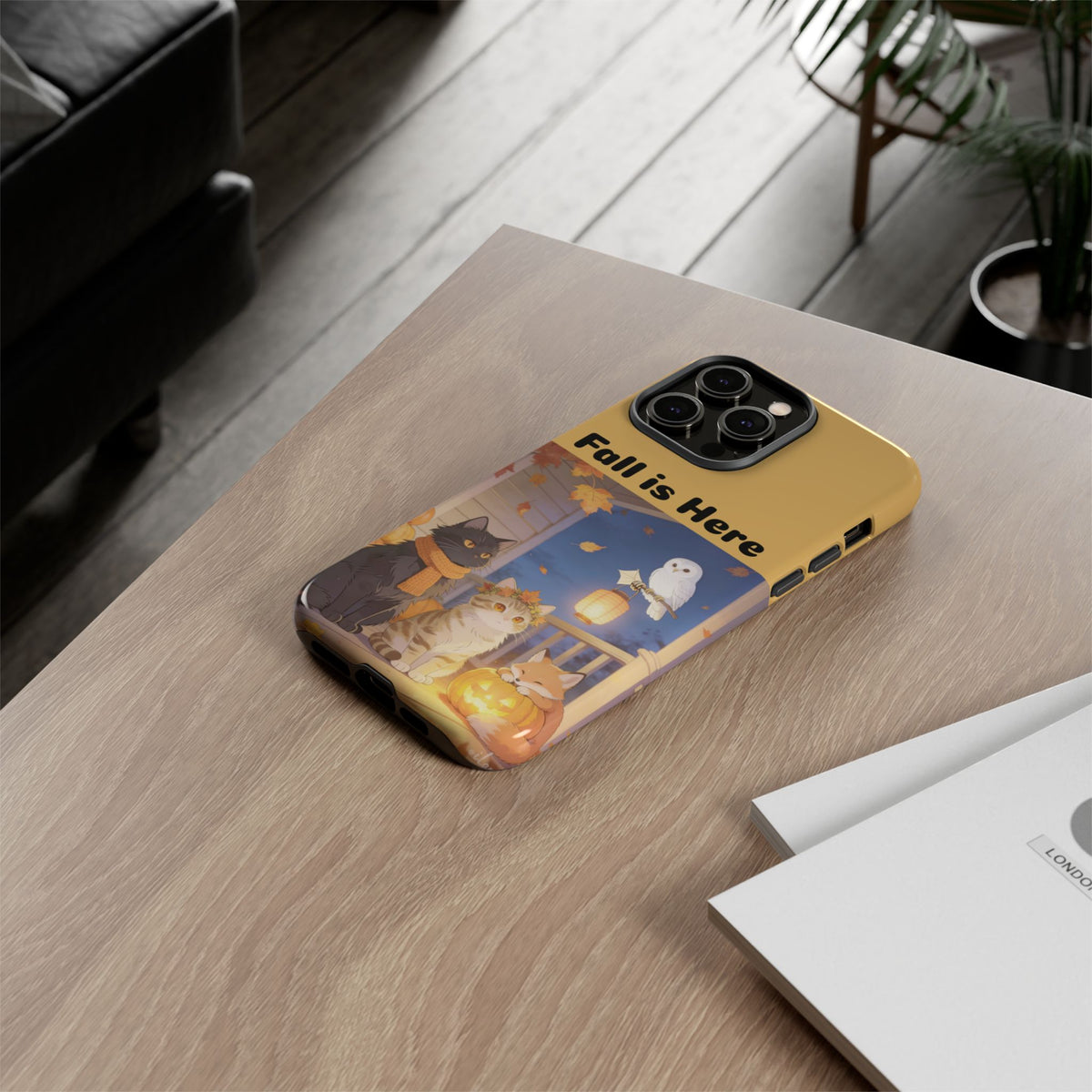 First Frost Watch — Autumn Cat iPhone Case