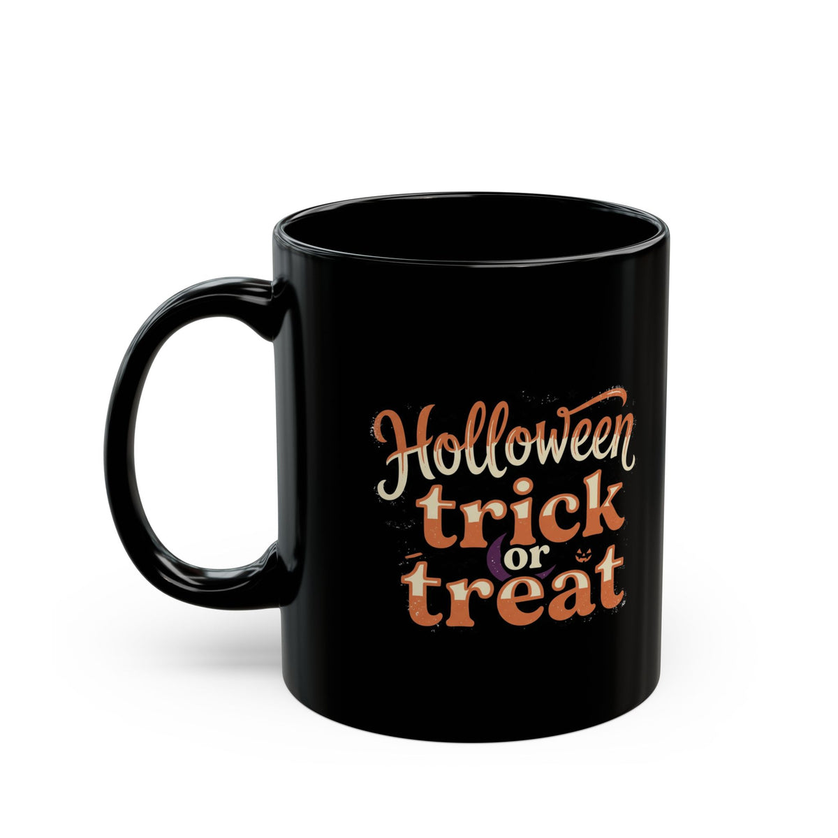 The Door-Knocker of Halloway Lane — Halloween Monster Trick-or-Treat Mug, 11 or 15 oz