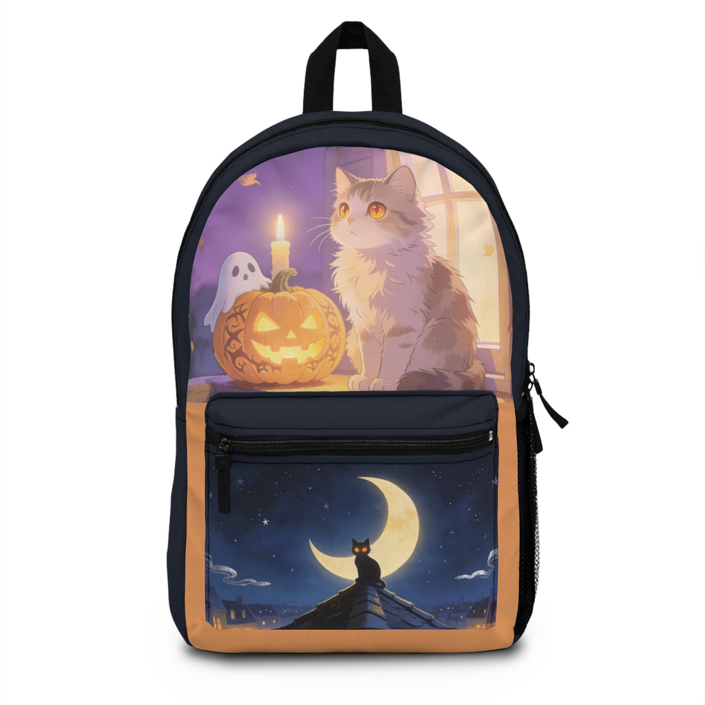 The Nightfall Guard — Halloween Cat Backpack