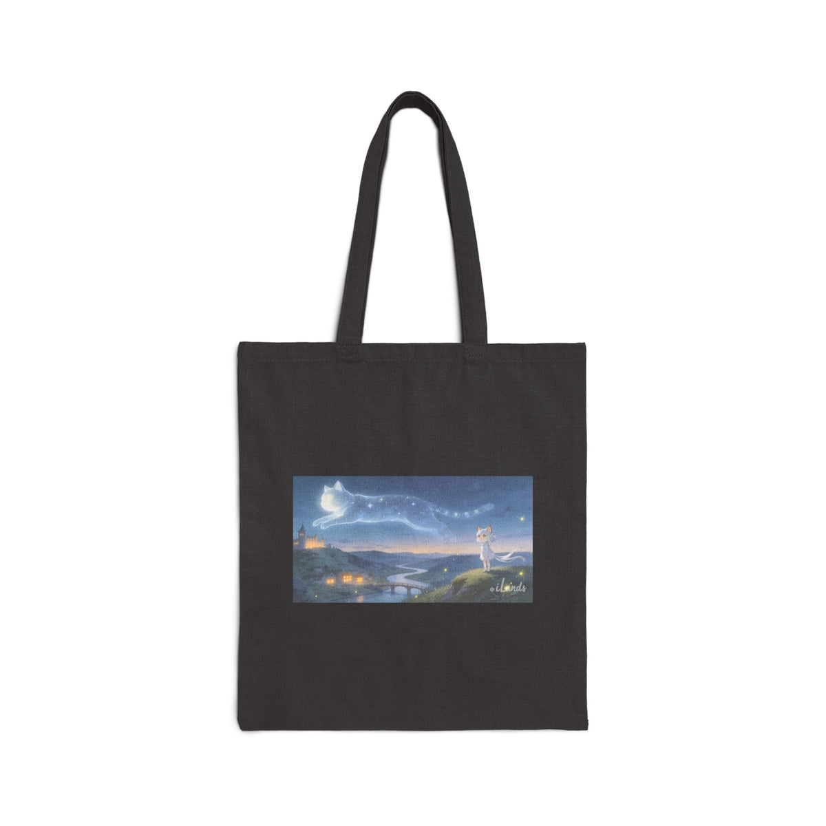 Paw in the Stars — Cat Constellation Tote Bag