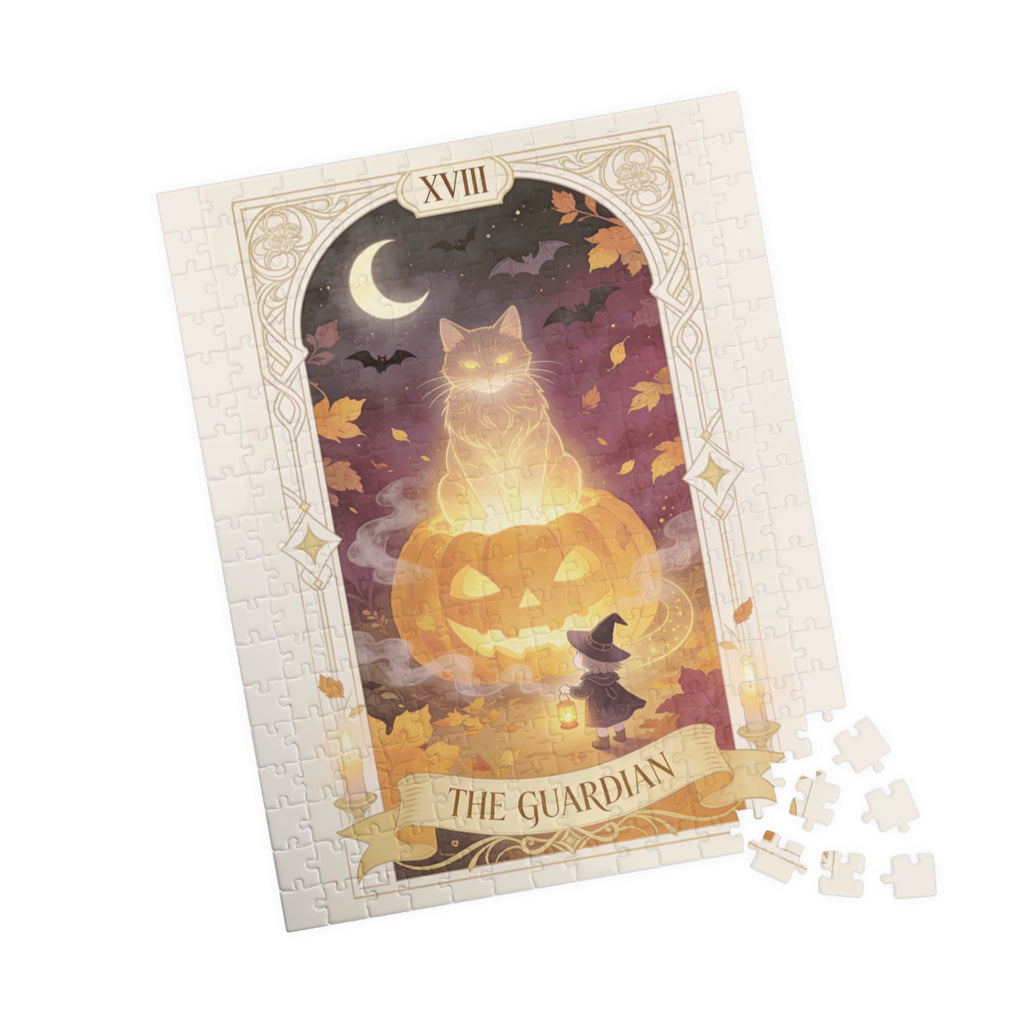 Draw Your Guardian — Halloween Cat Jigsaw Puzzle, 110–1014 pc