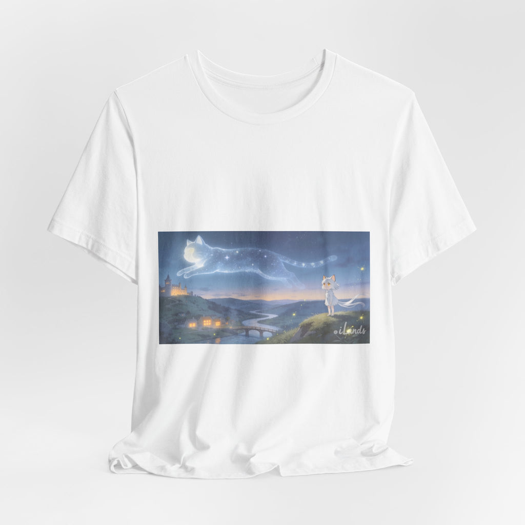 He Walks the Night With You — Cat Constellation T-Shirt