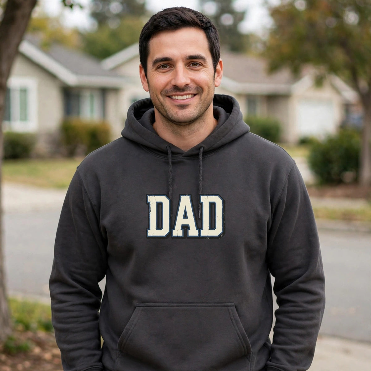 Team Dad — Varsity Lettering Hoodie