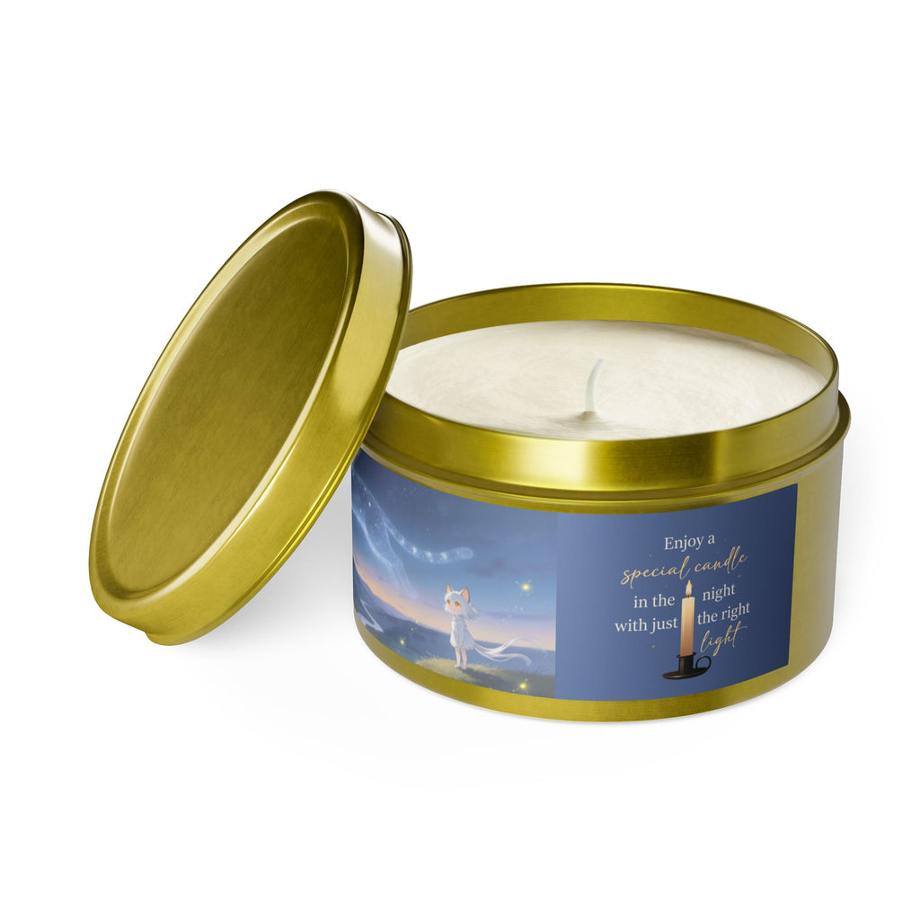 Watching Over Your Wishes — Cat Constellation Tin Candle