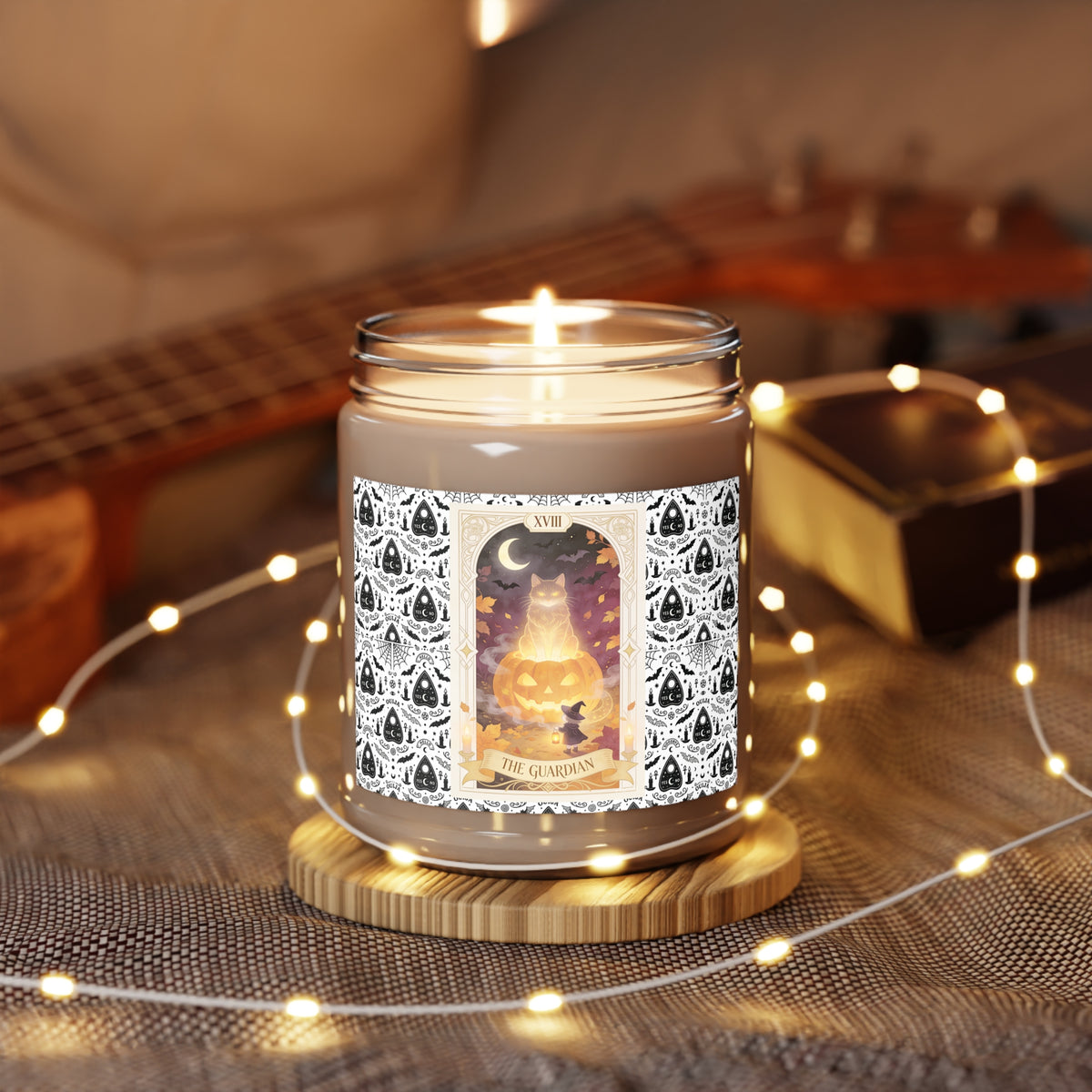 The Guardian's Card — Tarot Cat Candle