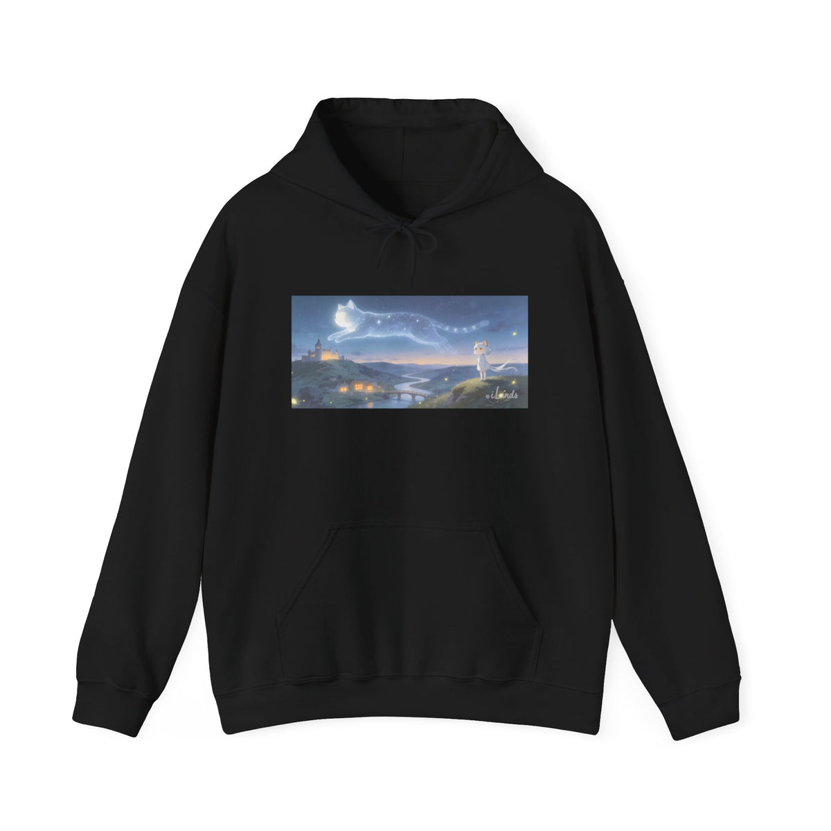 He Walks the Night With You — Cat Constellation Hoodie