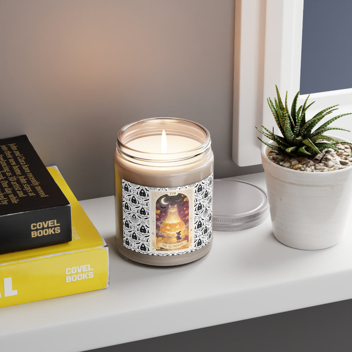 The Guardian's Card — Tarot Cat Candle
