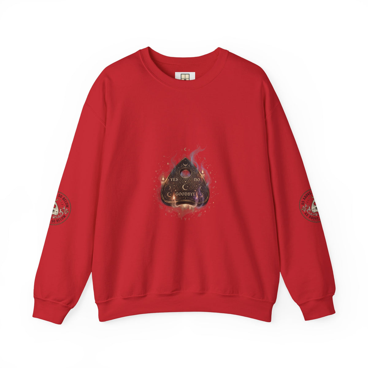 The Answers Wait — Mystic Ouija Planchette Crewneck Sweatshirt