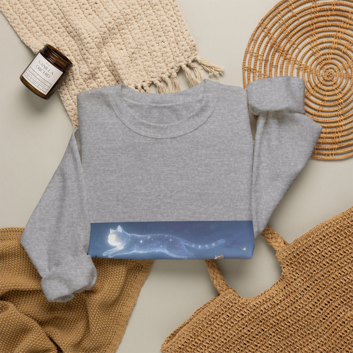 Written in Stars — Cat Constellation Crewneck Sweatshirt