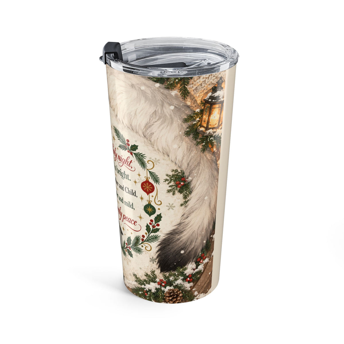 Silent Night Carol — 20oz Nativity Travel Tumbler